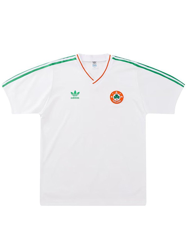 Ireland Away Retro Jersey Men's 2ed Soccer Sportwear Football Shirt White 1990